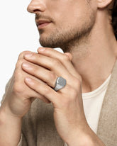 Streamline® Signet Ring in Sterling Silver, 18mm